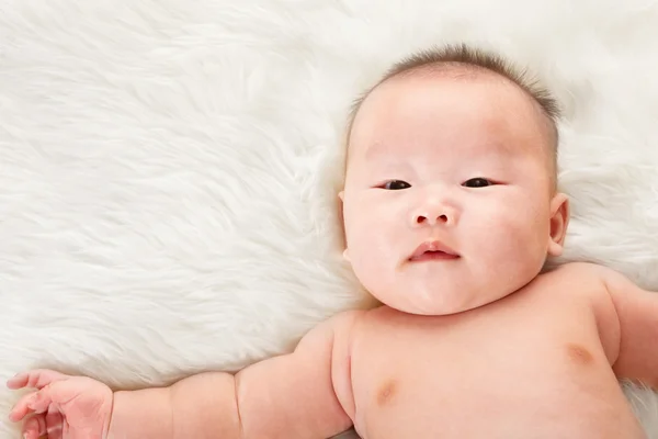 Chińskie dziecko twarzy — Zdjęcie stockowe