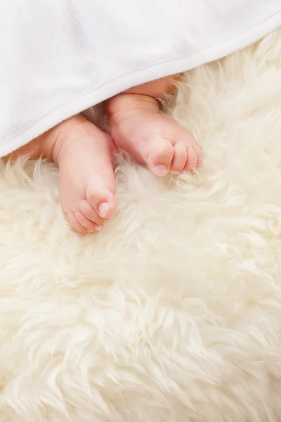 Дитини ніг — стокове фото