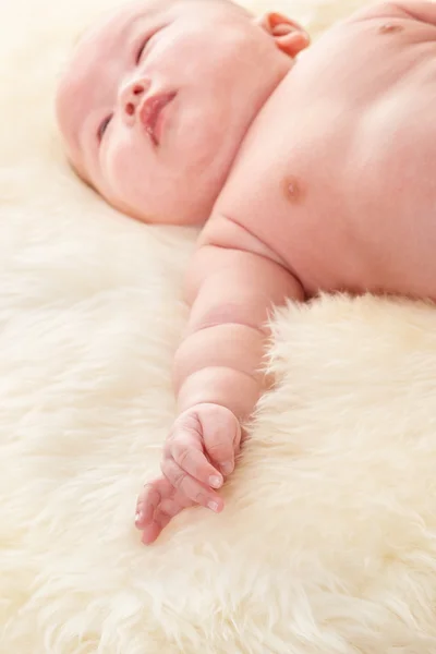Erkek bebek uyku — Stok fotoğraf