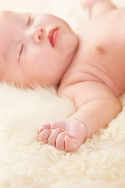 Sleeping baby boy — Stock Photo, Image
