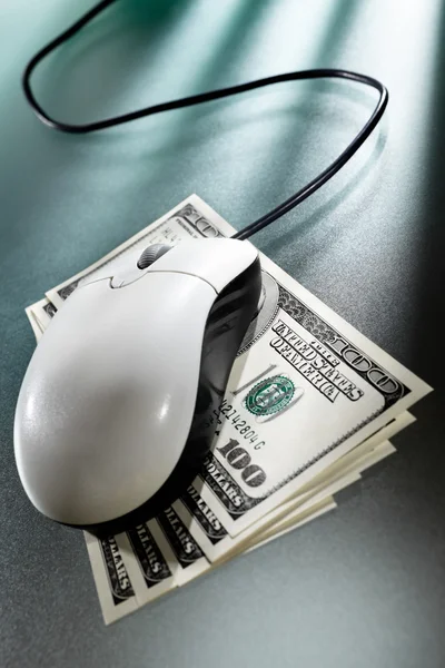 Online geld concept — Stockfoto