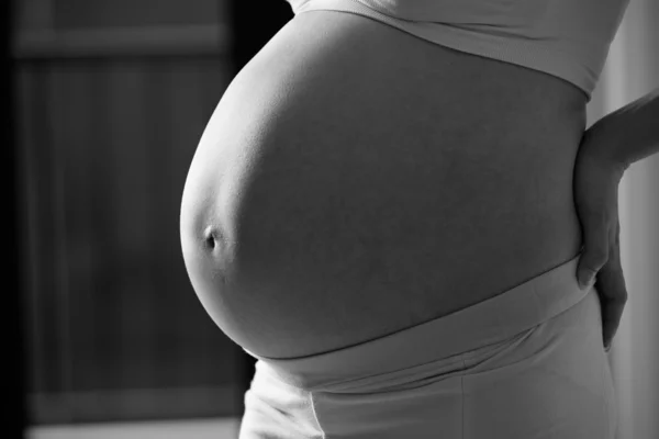 임신한 여자의 뱃속 — 스톡 사진
