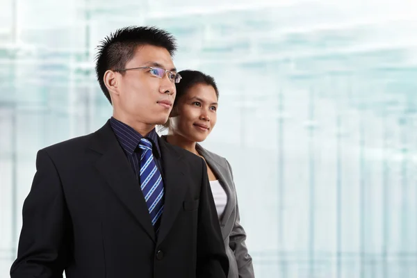Two Asian business — Stock Photo, Image