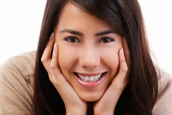 Smiling young female — Stock Photo, Image