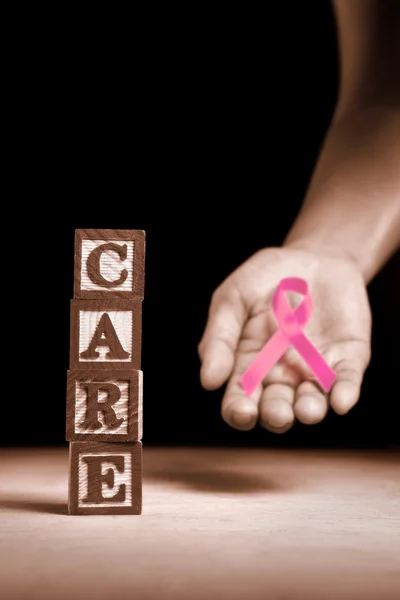 Φροντίδας του καρκίνου του μαστού — Φωτογραφία Αρχείου