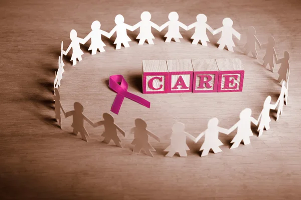 Cuidado del cáncer de mama — Foto de Stock