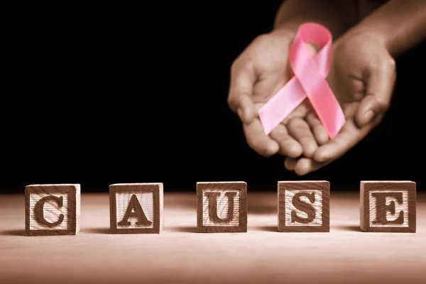 Causas de suporte ao câncer de mama — Fotografia de Stock
