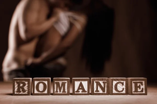 stock image Word Romance and couple