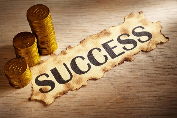 Success and money — Stock Photo, Image