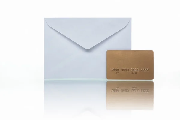 Conta de cartão de crédito — Fotografia de Stock