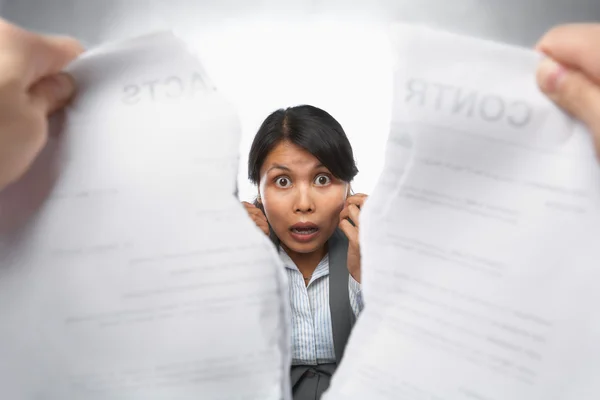 Contract refusal or rejection — Stock Photo, Image