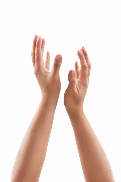 Mão gesto de adoração — Fotografia de Stock
