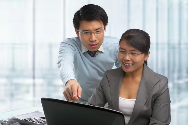 Asian business working together — Stock Photo, Image