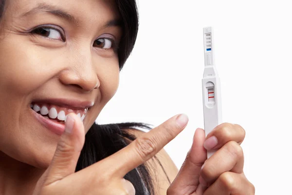 Тест на вагітність — стокове фото