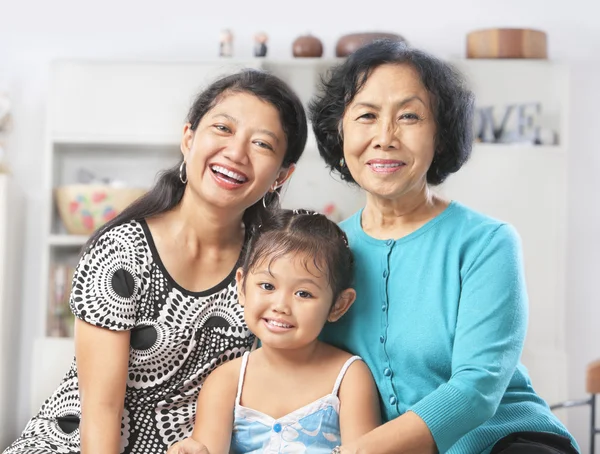 Three generation of Asian females — Stock Photo, Image