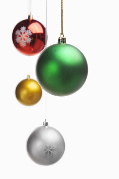 Kerst ornament over Wit — Stockfoto