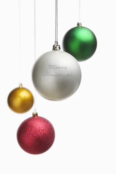 Christmas ornament over white — Stock Photo, Image