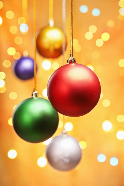 Enfeites de Natal coloridos — Fotografia de Stock