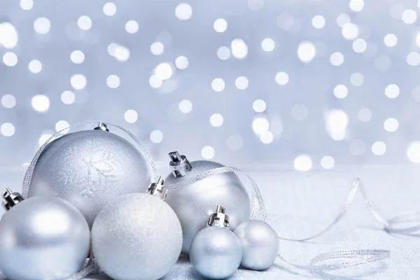 白いクリスマス飾り — ストック写真