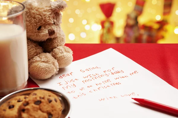Honest child Christmas wish — Stock Photo, Image