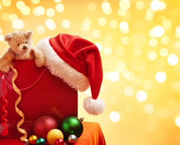 Christmas shoppingväska — Stockfoto
