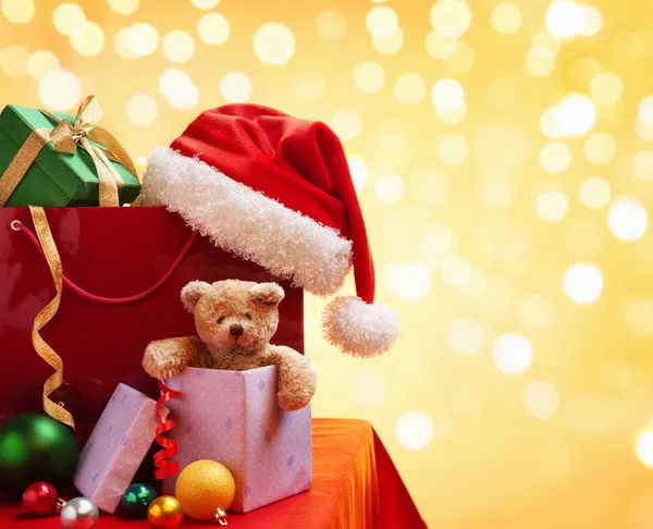 Christmas shopping bag — Stock Photo, Image