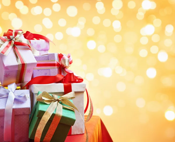 Pile of Christmas gift — Stock Photo, Image