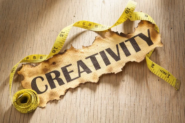 Measurement for creativity concept — Stock Photo, Image