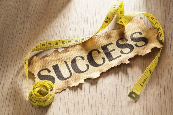Medição para o conceito de sucesso — Fotografia de Stock