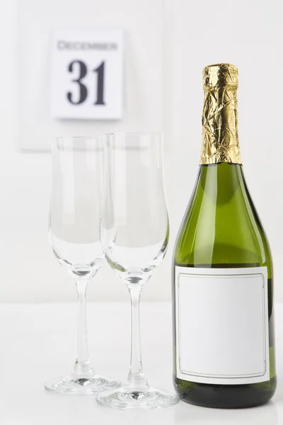 Champagne a Szilveszter — Stock Fotó
