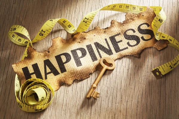 Měřicí štěstí koncept — Stock fotografie