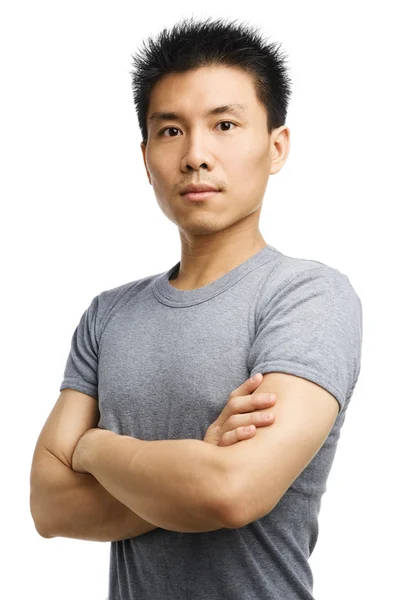 Fitness Asiático jovem homem — Fotografia de Stock