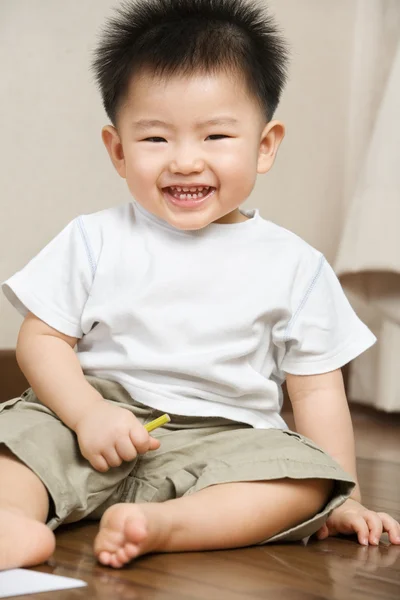 Ausdruck des asiatischen Kleinkindes — Stockfoto