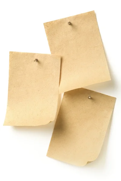Gruppe af pergament naglet med pigge - Stock-foto