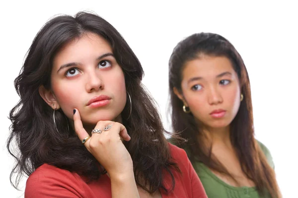 Mladá žena ignoruje její přítel — Stock fotografie