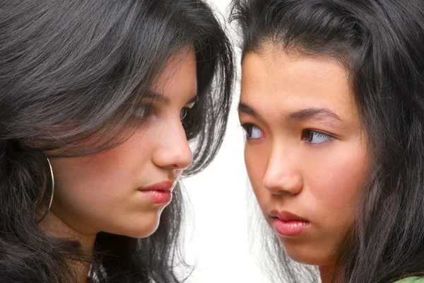 Rivalry between females — Stock Photo, Image
