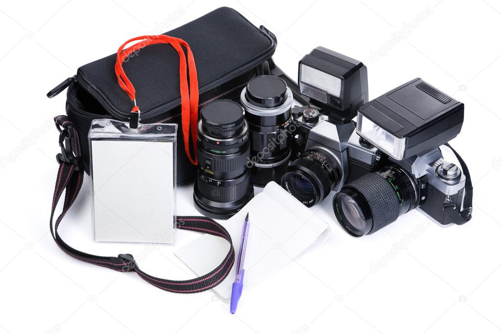 Photojournalism equipment ⬇ Stock Photo, Image by © OtnaYdur 11066073