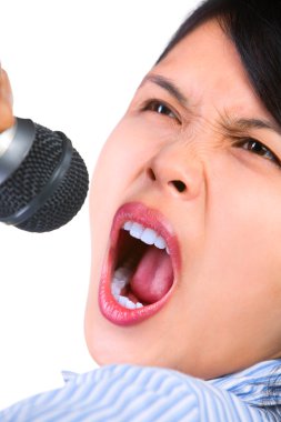 Loud singing clipart