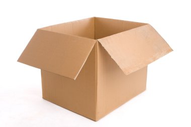 Empty cardboard clipart