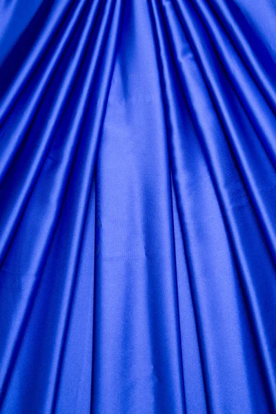 Blue satin curtain pattern — Stock Photo, Image