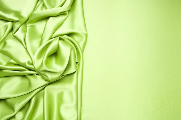Lime groen satijn achtergrond — Stockfoto