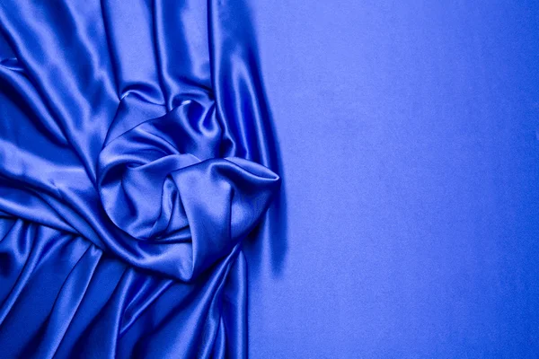 Fundal satin albastru — Fotografie, imagine de stoc
