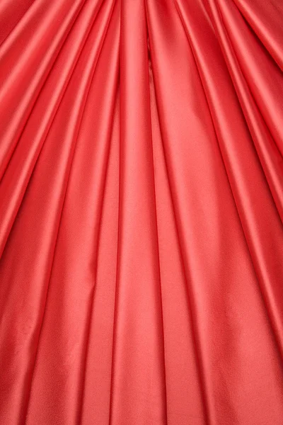 Cortina roșie din satin — Fotografie, imagine de stoc