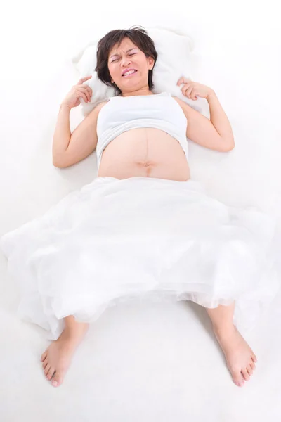 Serie gravidanze - travaglio d'emergenza — Foto Stock
