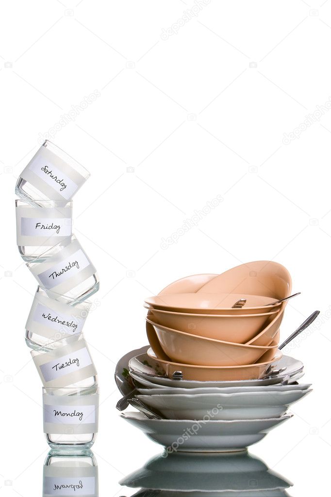 All of dirty dishes in six days