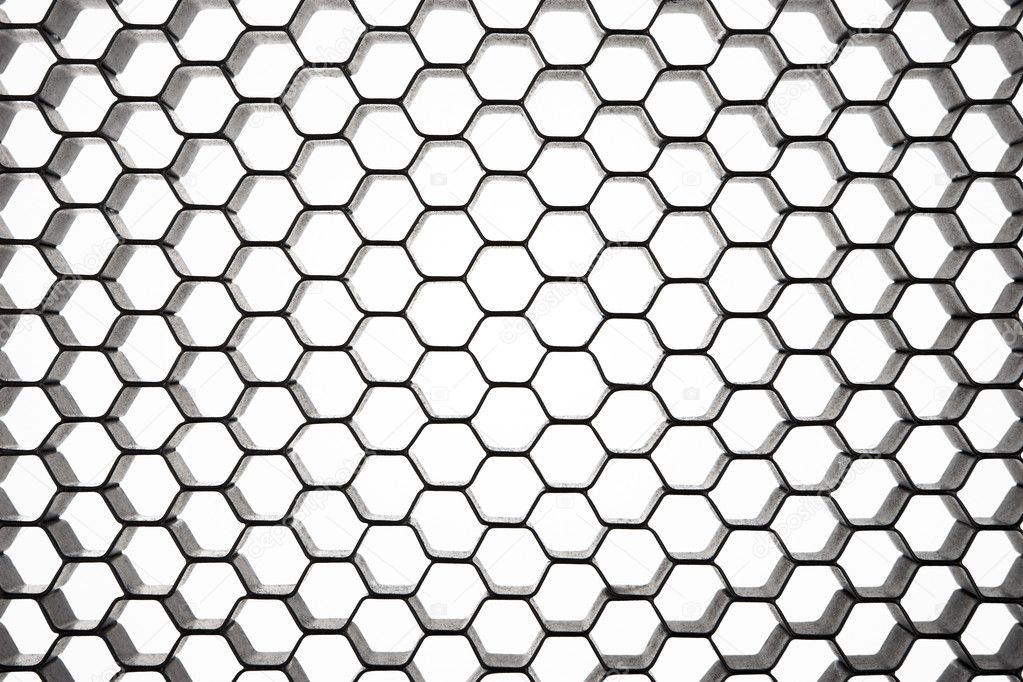Beehive pattern in circular perspective