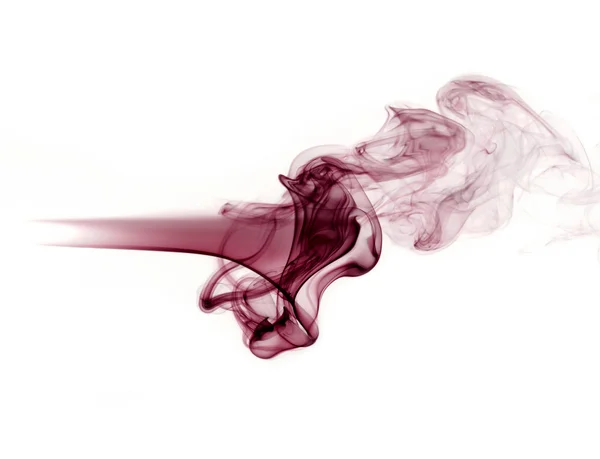 Concept abstrait de fumée sur fond noir — Photo