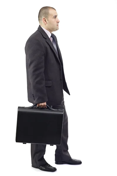 Adult business man in his way to the workplace — Stock Photo, Image