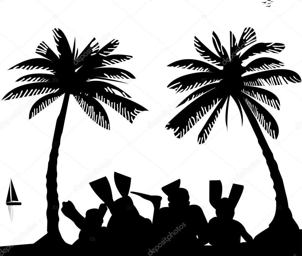 Free Free 197 Silhouette Family Vacation Svg SVG PNG EPS DXF File