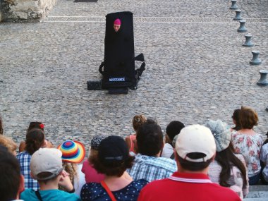 Theatre festival in Avignon, july 2012 clipart